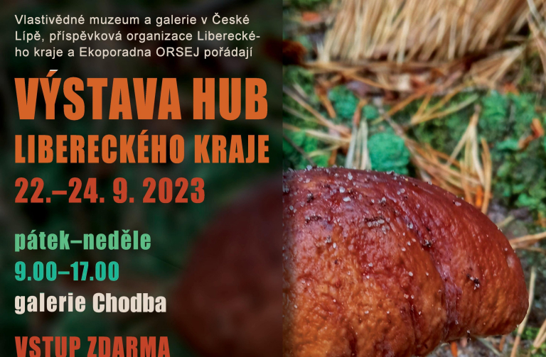 Výstava hub 2023 Plakát A3